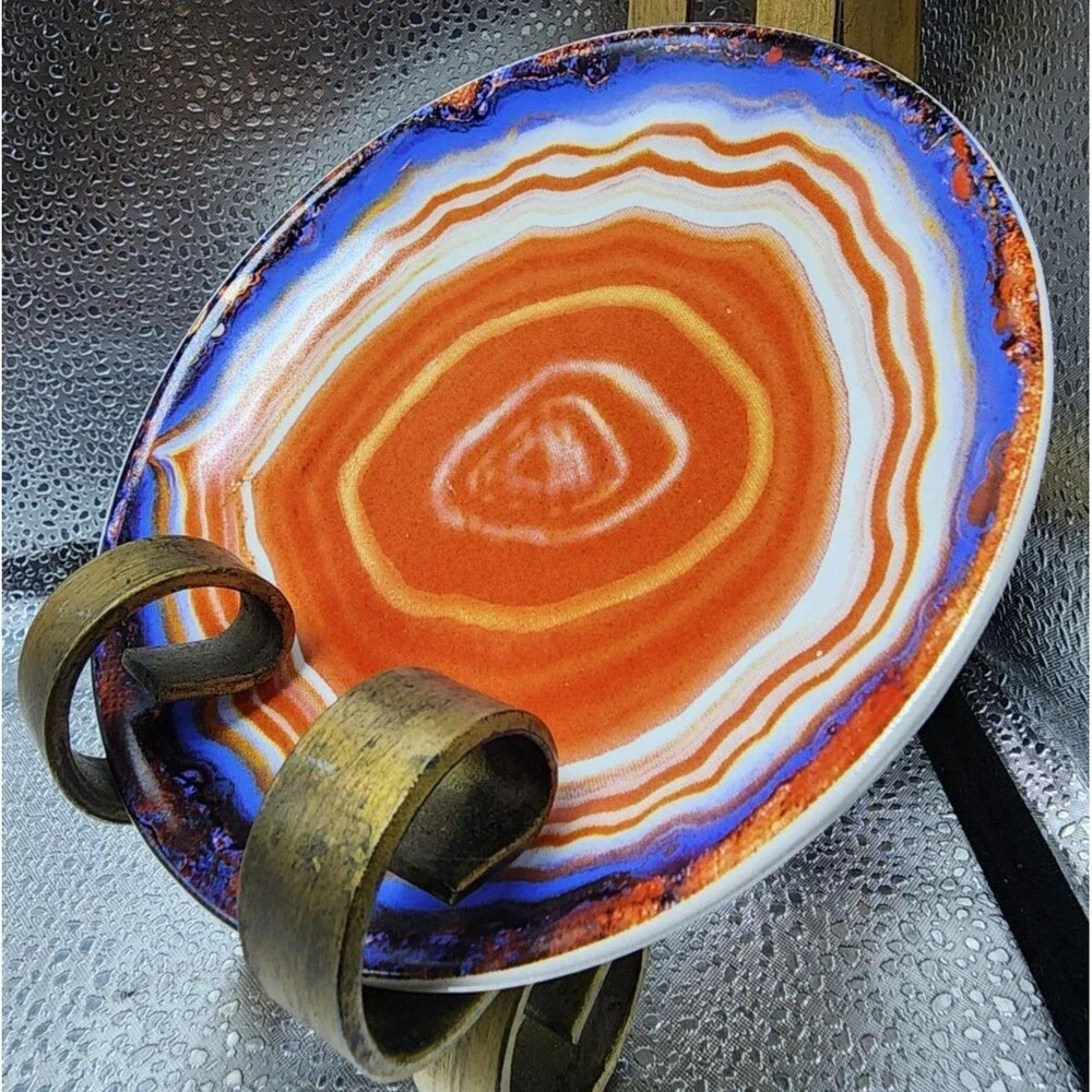 Streamline Salad/Dessert Plates Multi-Color Approx 6